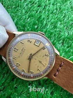 ULTRA-RARE VINTAGE HISLON WATCH RARE SUB-SECOND 60s MANUAL SWISS MINT