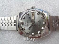 ULTRA RARE VINTAGE SWISS SS MONDIA SkyThunder 25J MENS AUTOMATIC WRISTWATCH