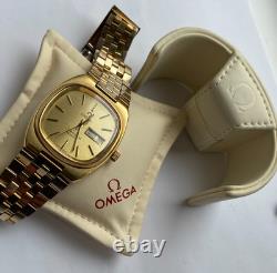 ULTRA RARE Vintage Men WRIST Watch QUARTZ OMEGA SEAMASTER SWISS CAL. 1345 CHEK