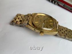 ULTRA RARE Vintage Men WRIST Watch QUARTZ OMEGA SEAMASTER SWISS CAL. 1345 CHEK