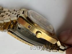 ULTRA RARE Vintage Men WRIST Watch QUARTZ OMEGA SEAMASTER SWISS CAL. 1345 CHEK