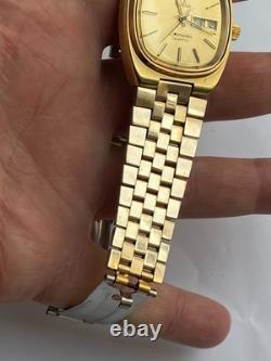 ULTRA RARE Vintage Men WRIST Watch QUARTZ OMEGA SEAMASTER SWISS CAL. 1345 CHEK