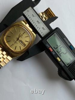 ULTRA RARE Vintage Men WRIST Watch QUARTZ OMEGA SEAMASTER SWISS CAL. 1345 CHEK