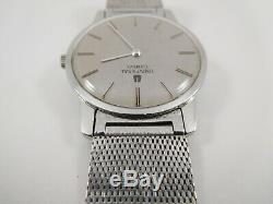 UNIVERSAL GENEVE Rare Silver Dial Ref. 842101 Cal. 1-42 Swiss 31mm Vintage Watch