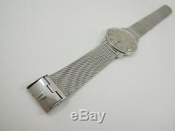 UNIVERSAL GENEVE Rare Silver Dial Ref. 842101 Cal. 1-42 Swiss 31mm Vintage Watch