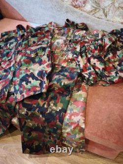 Ultima Rare Vintage Swiss Army Military Alpenflage Uniform Set TAZ 83 Collectibl