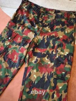 Ultima Rare Vintage Swiss Army Military Alpenflage Uniform Set TAZ 83 Collectibl