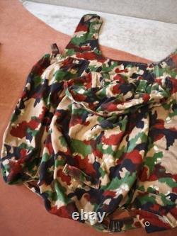 Ultima Rare Vintage Swiss Army Military Alpenflage Uniform Set TAZ 83 Collectibl