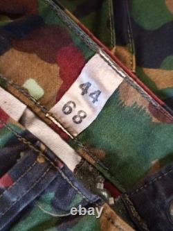 Ultima Rare Vintage Swiss Army Military Alpenflage Uniform Set TAZ 83 Collectibl