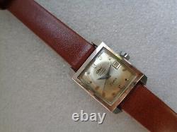 Ultra Rare Vintage Swiss Made Ss Camy Sputnik Ladies 25j Automatic Wristwatch