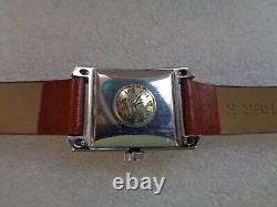 Ultra Rare Vintage Swiss Made Ss Camy Sputnik Ladies 25j Automatic Wristwatch