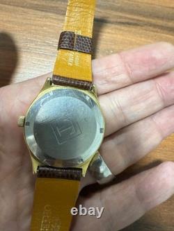 Ultra Rare Vintage Tissot Automatic -Swiss Made Gold Men's Watch Vertical Date