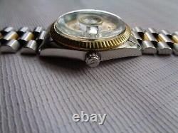 Used Rare Super Vtg Swiss Dalil Muslim's Islamic Ss Mens Automatic Wristwatch