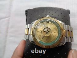 Used Rare Super Vtg Swiss Dalil Muslim's Islamic Ss Mens Automatic Wristwatch