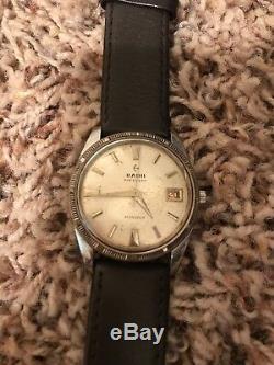 Used Vintage RADO President Monorex Wristwatch Swiss Made RARE FREE SHIPPING