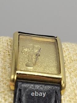 VERY RARE 1990 Vintage Jostens Unisex Tank Watch Quartz Swiss Made