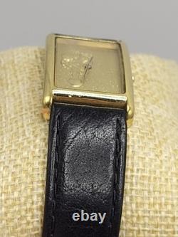 VERY RARE 1990 Vintage Jostens Unisex Tank Watch Quartz Swiss Made
