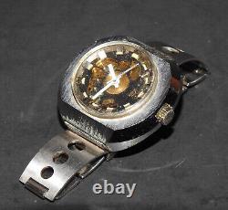 VERY RARE VINTAGE 1960's LUCERNE MECHANICAL MEN'S WATCH Stainless Steel Swiss