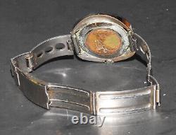 VERY RARE VINTAGE 1960's LUCERNE MECHANICAL MEN'S WATCH Stainless Steel Swiss