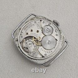 VERY RARE VINTAGE MEN'S SWISS OMEGA Manual Winding Trench WATCH Cal. 26.5