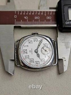 VERY RARE VINTAGE MEN'S SWISS OMEGA Manual Winding Trench WATCH Cal. 26.5