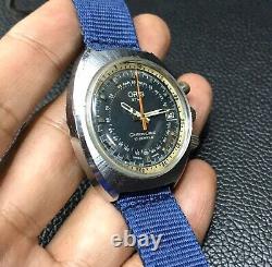 VERY RARE VINTAGE SWISS ORISs CHRONORIS STAR CHRONOSTOP CHRONOGRAPH WATCH