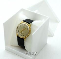 VERY RARE VINTAGE SWISS ORVIL Swiss Men Wrist Watch 17 Jewel GOLD PLATED Running