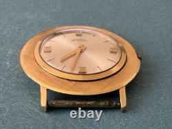 VINTAGE 1950's EXTREMELY RARE SWISS ERNEST BOREL YELLOW GOLD PLATED MAN'S WATCH