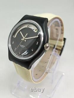 VINTAGE 1996 Swatch SAB106 Tarsia 34mm Swiss 23 Jewel Automatic Watch RARE