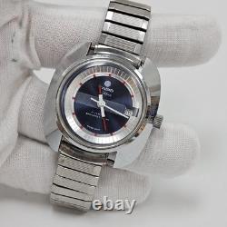 VINTAGE BASIS NOBLESSE 1950's RARE MENS WRIST WATCH 17 JEWEL SWISS DATE RUNS