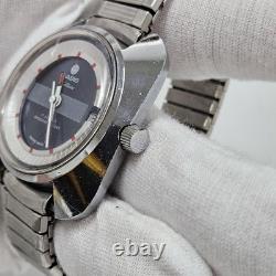 VINTAGE BASIS NOBLESSE 1950's RARE MENS WRIST WATCH 17 JEWEL SWISS DATE RUNS