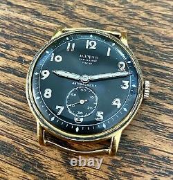 VINTAGE DAMAS RARE WW2 ERA MILITARY STYLE MEN'S SWISS WATCH 15 Jewel