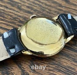 VINTAGE DAMAS RARE WW2 ERA MILITARY STYLE MEN'S SWISS WATCH 15 Jewel