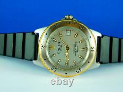 VINTAGE GRUEN SPORT DIVER ETA SWISS QUARTZ MENS WRISTWATCH RARE C. 1990s