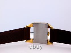 VINTAGE HARMAN DRIVER DECO SWISS GF MENS WRISTWATCH RARE SERVICED C. 1930s