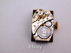 VINTAGE HARMAN DRIVER DECO SWISS GF MENS WRISTWATCH RARE SERVICED C. 1930s