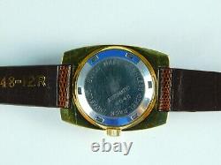 VINTAGE MULMA 21J AUTOMATIC SWISS 18K GP LADIES WRISTWATCH SERVICED RARE C1970s