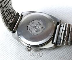 VINTAGE OMEGA SEAMASTER WATCH SILVER QUARTZ 1980s RARE SQUARE WRISTWATCH SWISS