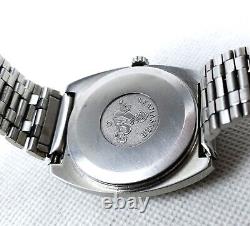 VINTAGE OMEGA SEAMASTER WATCH SILVER QUARTZ 1980s RARE SQUARE WRISTWATCH SWISS