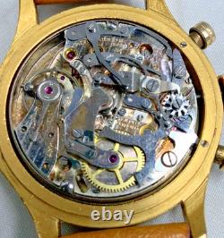 VINTAGE PIERCE CHRONOGRAPH RARE MANUAL WINDING MEN's WRIST WATCH SWISS