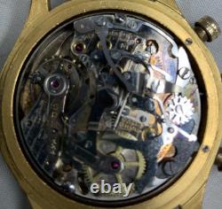 VINTAGE PIERCE CHRONOGRAPH RARE MANUAL WINDING MEN's WRIST WATCH SWISS