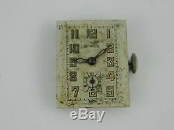 VINTAGE RARE DE FRECE MIMO 6J SWISS 14K RGP DECO MENS WATCH SERVICED 1920s