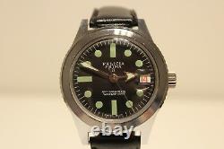 VINTAGE RARE DIVER STYLE 37mm MEN'S SWISS MECHANICAL WATCH FELICIA PRIMA 21