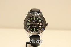 VINTAGE RARE DIVER STYLE 37mm MEN'S SWISS MECHANICAL WATCH FELICIA PRIMA 21