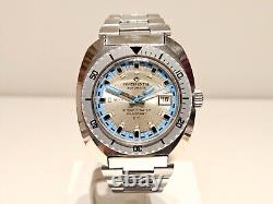 VINTAGE RARE DIVER STYLE 50m SWISS MEN'S CHROMED AUTOMATIC WATCHCONTINENTALS77