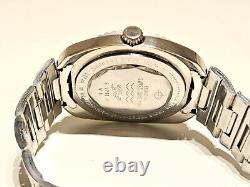 VINTAGE RARE DIVER STYLE 50m SWISS MEN'S CHROMED AUTOMATIC WATCHCONTINENTALS77