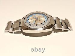 VINTAGE RARE DIVER STYLE 50m SWISS MEN'S CHROMED AUTOMATIC WATCHCONTINENTALS77