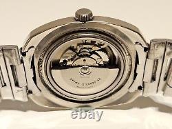 VINTAGE RARE DIVER STYLE 50m SWISS MEN'S CHROMED AUTOMATIC WATCHCONTINENTALS77