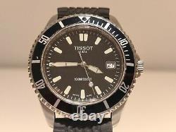 VINTAGE RARE DIVER STYLE SPORT 100m SWISS MEN'S QUARTZ WATCH TISSOT E673-773M