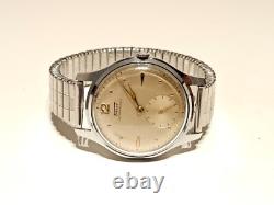 VINTAGE RARE OVERSIZE 37mm MEN'S SWISS MECHANICAL WATCH TISSOT 15J. /1940-1949